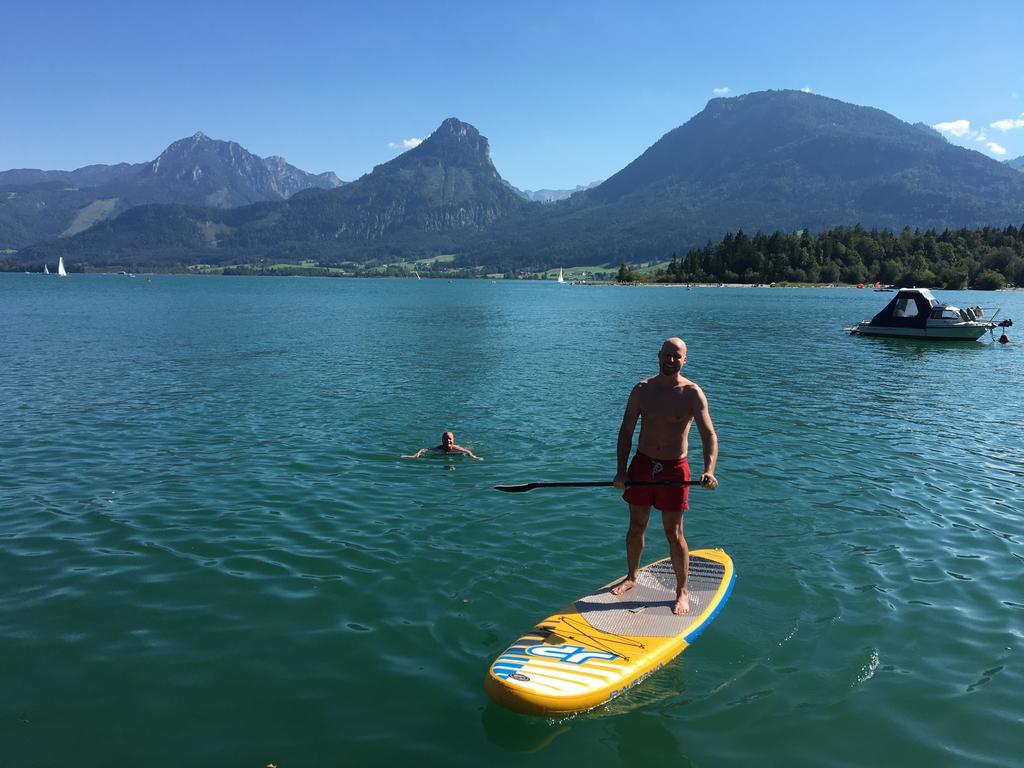 Hupfmuehle Pension Sankt Wolfgang im Salzkammergut ภายนอก รูปภาพ