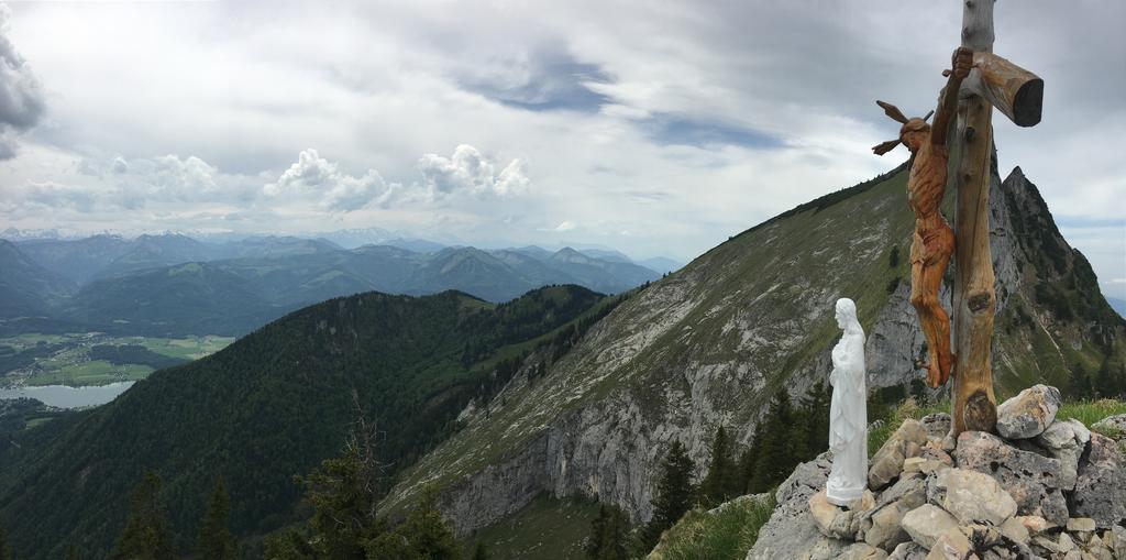 Hupfmuehle Pension Sankt Wolfgang im Salzkammergut ภายนอก รูปภาพ